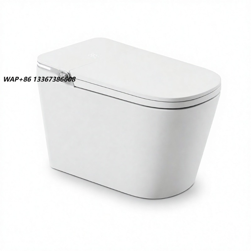 P & C Home Textiles Usa - White Smart Toilet Square Bowl Floor