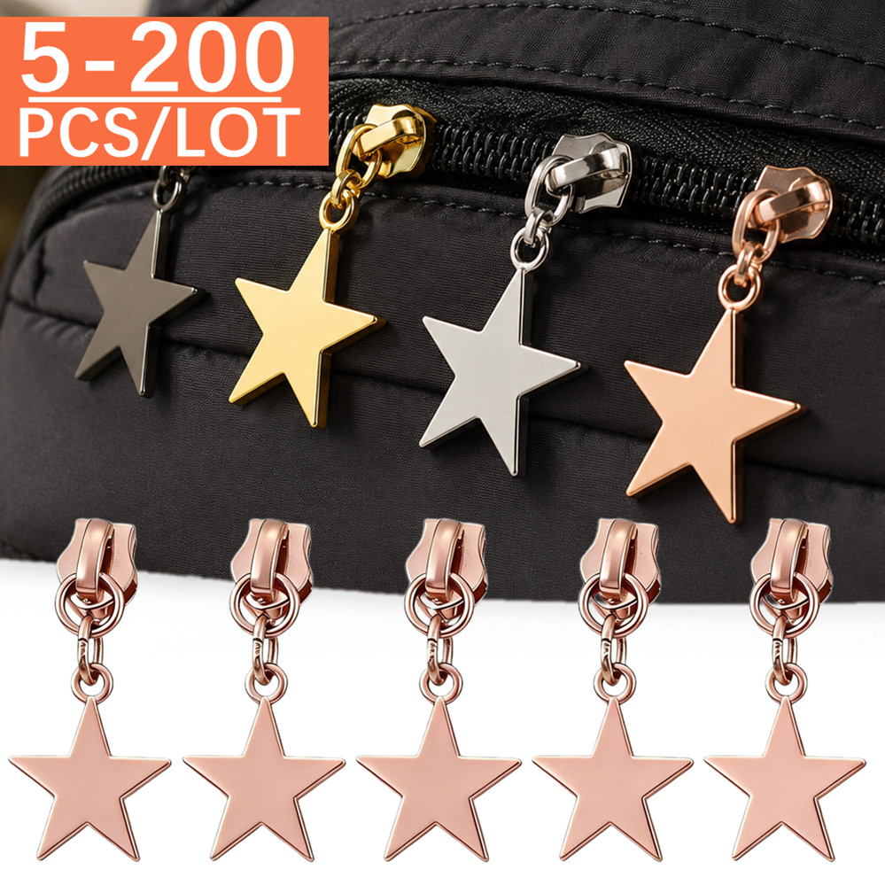 Home Textiles China - 5-200Pcs 5# Zipper Slider Nylon Zipper