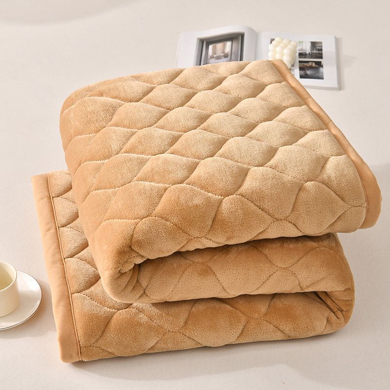 Thickened Flannel Mattress Hou - đánh giá và giá Mattress Pad Topper