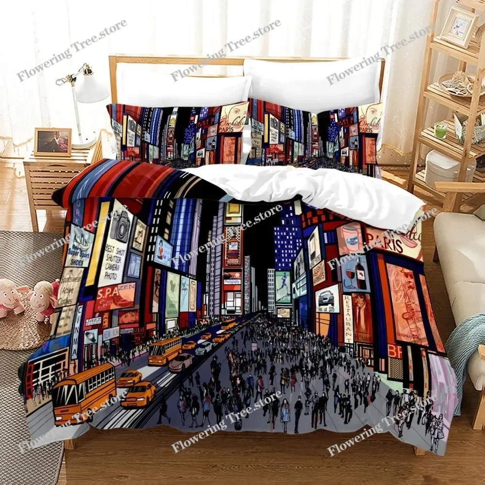 New York City Night View Beddi - đánh giá và giá Home Textiles New York