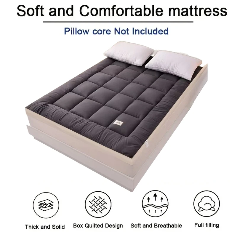 Thicken Fluffy Mattress Twin F - đánh giá và giá Mattress Pad Topper