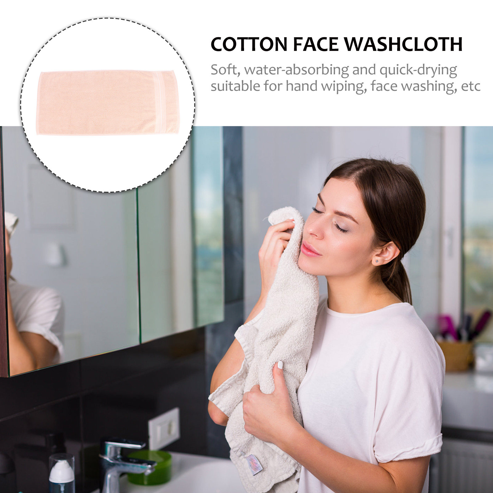1Pcs Pure Cotton Face Towel So - đánh giá và giá Home Textiles In Pakistan