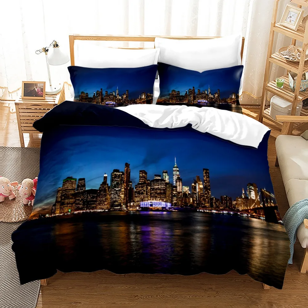 Thành Phố New York Xem Ban Đêm - đánh giá và giá Home Textiles New York