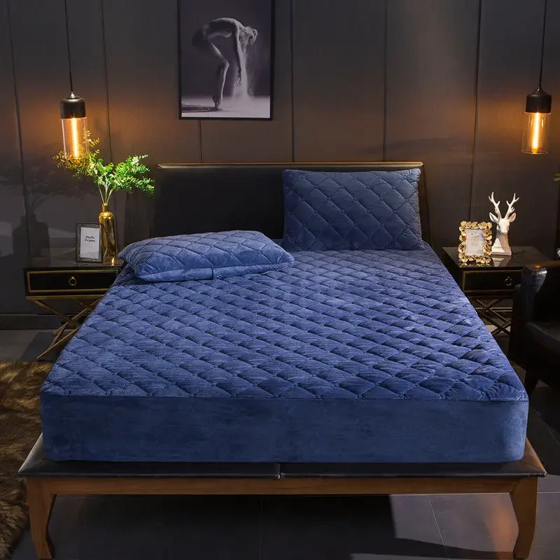 Crystal Velvet Thicken Quilted - đánh giá và giá Mattress Pad Topper
