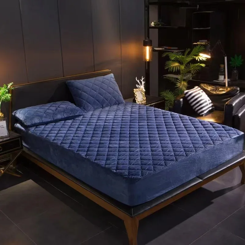 Crystal Velvet Thicken Quilted - đánh giá và giá Mattress Pad Topper